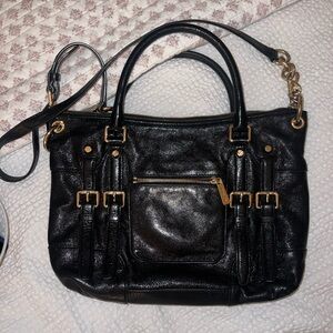 Michael Kors Black Leather Handbag